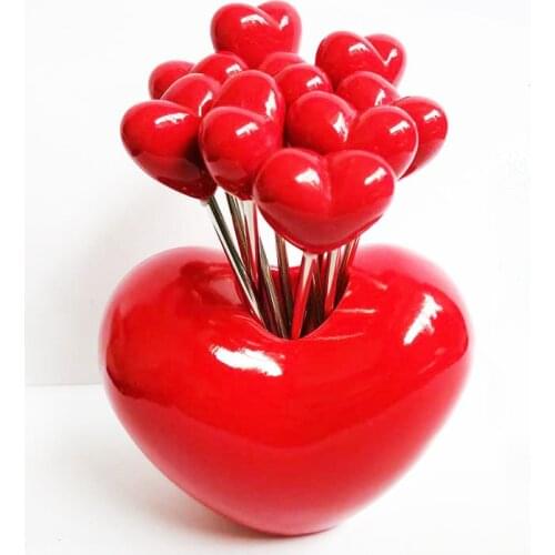 Fruit Fork Set 5pcs Forks and Containers Kitchen Tool Home Desktop Decoration Tableware for Kids Children Bento Box Accessories