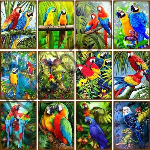 Parrot Vintage Tin Sign Metal Plate Iron Painting Kids Child Room Wall Retro Catoon Movie Craft Plaque Art Stickers Wall Decor