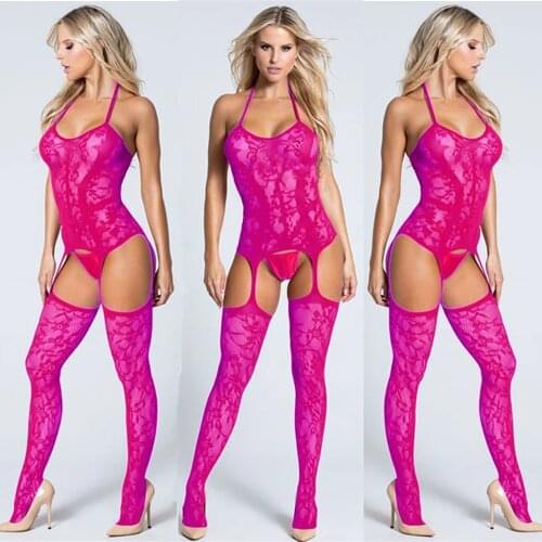 Plus Size Erotic Lingerie Body Stocking Women Porn Lenceria Sensual Mujer Sexy Body Latex Underwear Porno Erotique Femme