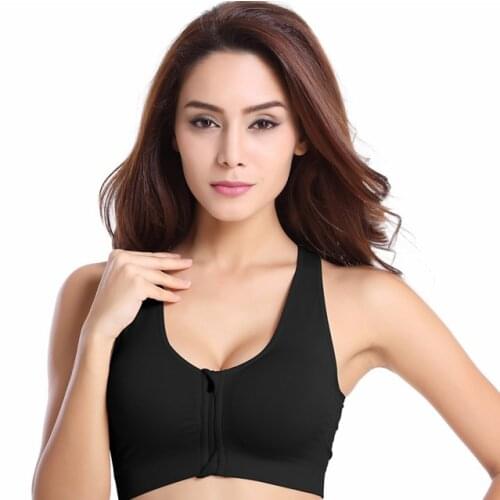 Front zipper Sports Bra yoga fitness women sportswear feminine sport top bras for fitness gym female underwear running lingerie