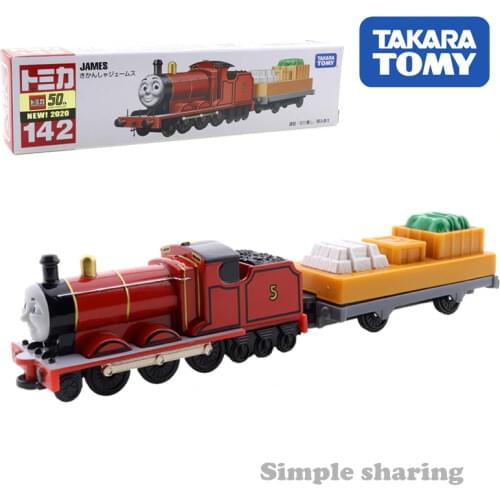 Takara Tomy Tomica No.142 Thomas & Friends James Mini Train Hot Pop Kids Toys Motor Vehicle Diecast Metal Model