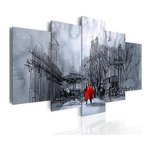 Top Wall Deocr Canvas Painting 5 Pcs Abstract landscape Modern Printed Oil Pictures Living Room Frame or No Frame /PJMT-21