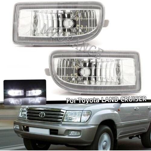Fog Lights for Toyota Land Cruiser 100 LC100 1998-2007 Headlight LED Fog Light Halogen Foglights Fog Bumper Driving Lamp