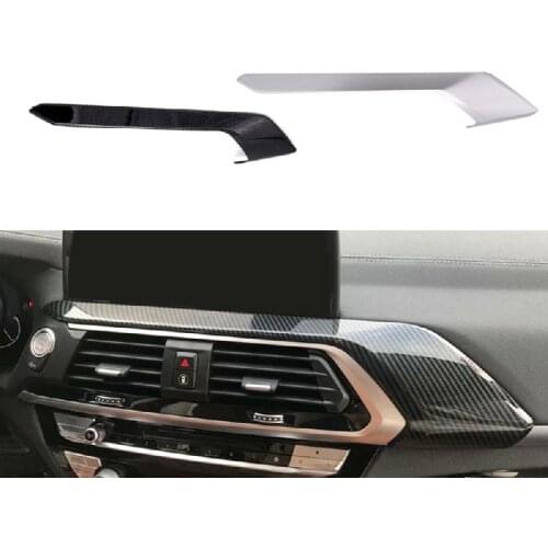 Car Interior Decoration Carbon Fiber/Matte Air Outlet Decoration Sticker For Left Rudder BMW M3