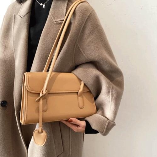 Women Leather Handbags High Quality Solid Color Flap Bag Sac A Main Crossbody Bags for Women Leather Messenger Bags Vintage New