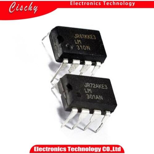 10PCS/lot LM301AN DIP8 LM301 DIP LM301A DIP-8 LM301P 301AN