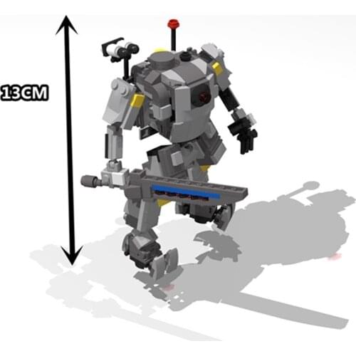 13cm STEM MOC Mecha Model Small Particle Building Blocks Educational Toy Boys Gifts