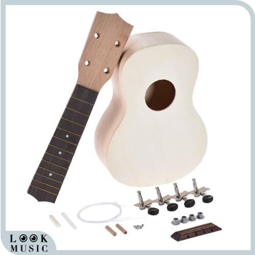 21 Ukulele Maple Soprano Ukulele Hawaii Ukulele Unfinished Ukulele KIT DIY Ukulele Make Your Own Ukulele Hawaii Ukulele Kit
