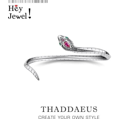 Bracelet Bangles Mystical Snake Fine Jewelry Gift For Women,2021 Summer Brand New Artistically Gift In 925 Sterling Silver