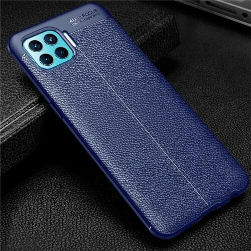 For Cover OPPO Reno 4 Lite Case For Reno 4 Reno4 Lite Phone Back Bumper Soft Shockproof TPU Leather For Fundas Reno 4 Lite Cover