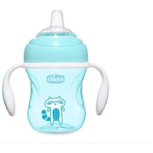 CHICCO VASO DE TRANSICION AZUL 4 MESES+ 200ML