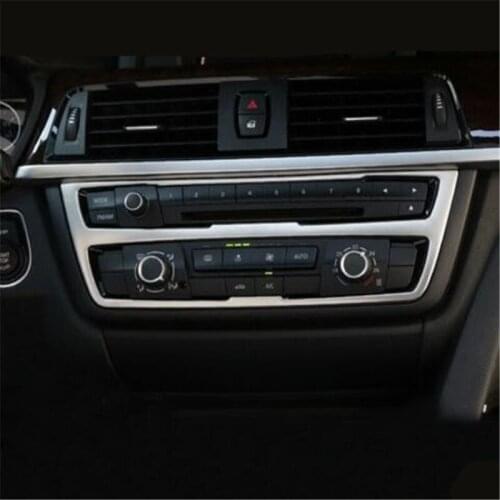 Car Pearl Chrome control panel decoration trim cover For BMW 3 series F30 F35 3GT 316i 320li 328li 325li 335li