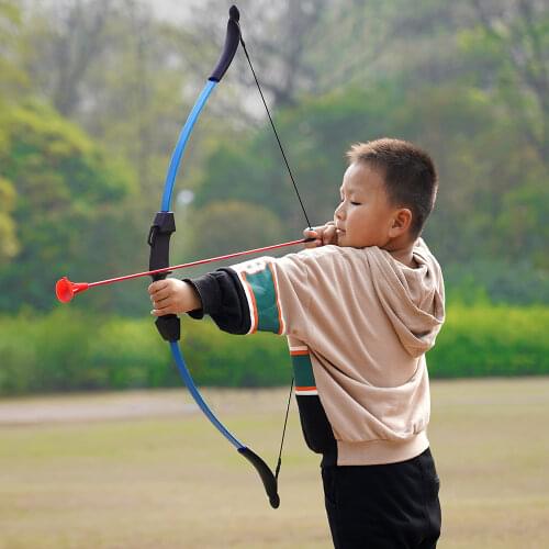 3-12years Kids Bow and Arrow Set Recurve Bow Take-down Bow for Children Outdoor Shooting Game Bow