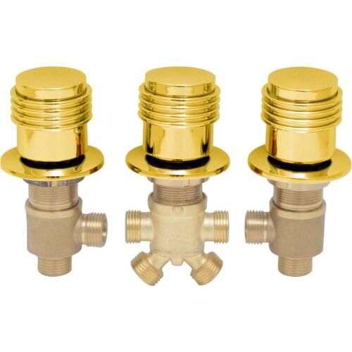 Baby Folding Bathtub Faucet Jacuzzi Accessories Bathroom Gold Mixer Switch Control Valve Shower Head Cold Hot Water Tap Spout