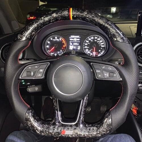 Customize Forging Carbon Fiber Steering Wheel For A3 A4 8W S4 RS4 A5 8W S5 2015 2016 2017 2018 2019 2021