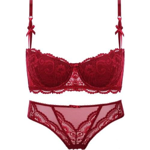 Fashion Sexy Push Up Adjustable Lace Bra Set Women Underwear Brassiere Bra Bra Set Wire Free High Quality Lingerie Sets