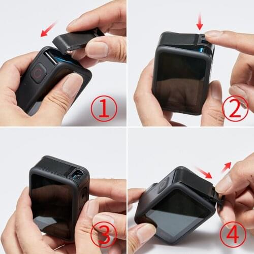 Battery Cover for GoPro Hero 9 Black Removable Battery Lid Door Type-C Charging Port Side Case for gopro 9 Accessories