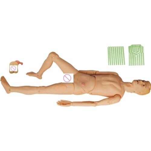 Basic Nursing Training Manikin, Male Nursing Practice Mannequin,Patient Care Dummy