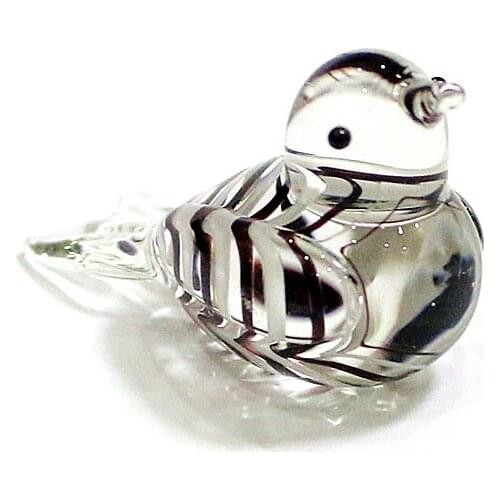 Mini Handmade Glass Bird Figurine Different Style Cute Vivid Animal Craft Ornament Home Garden Micro Landscape Decor Accessories