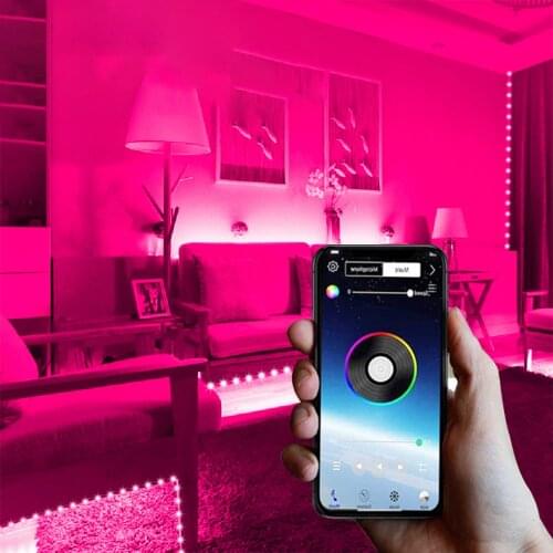 Music USB LED String Light Bluetooth App Control String Lights Lamp Waterproof Outdoor Fairy Light For Christmas Tree Decoration