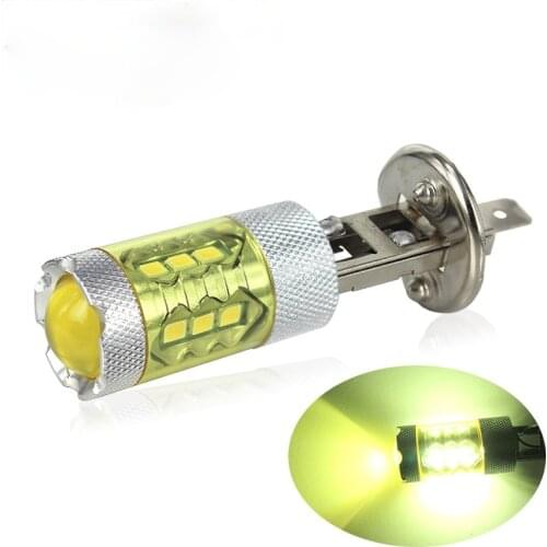 New H1 H3 H4 H7 H8 H11 9005 9004 Driving Golden Yellow Fog LED Bulb 80W Super Bright Car Lamp Lights DC 12 Volt