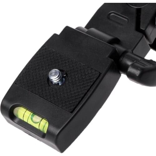 Level Meter Plate Tripod Head Plastic Adapter Accessory With Arm Bracket A0KE