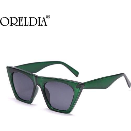 Retro Cat Eye Sunglasses 2021 Women Men Classic Oversized Sunshade Glasses Vintage Eyeglasses Lady Brand Designer Eyewear UV400