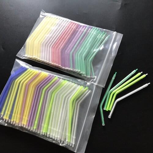 Dental Disposable Air Water Spray Nozzles Tips Tubes for 3-Way Triple Syringe Dentist Lab Instrument