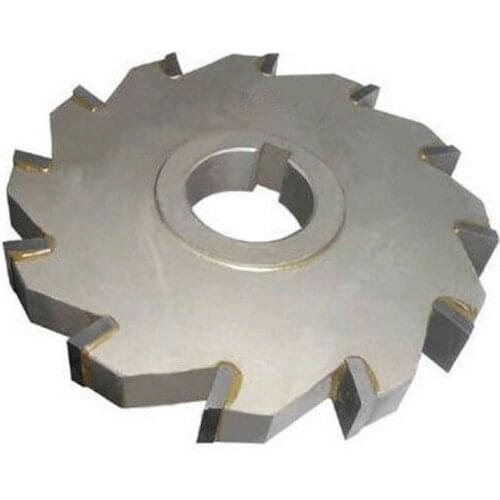 Three-sided milling cutter Hard spiral end mill Alloy tungsten steel tooth saw