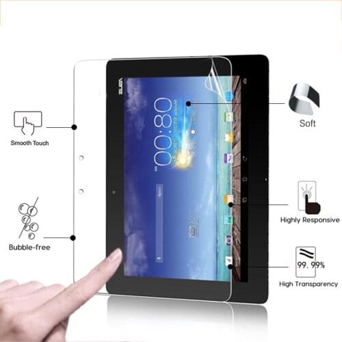 High Clear Glossy screen protector film For Asus TF700T TF701 TF701T 10.1" tablet front HD lcd screen protective cover+ tools