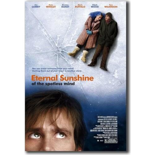 W175 ETERNAL SUNSHINE OF THE SPOTLESS MIND Jim Carrey Movie Silk Fabric Wall Poster Art Decor Sticker Bright