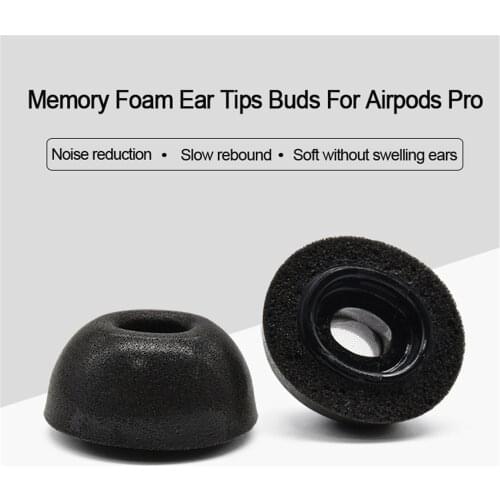 1Pair Memory Foam Replacement Ear pads sleeve Ear Tips Earbuds Cover Earplugs Cap For Apple Airpods Pro