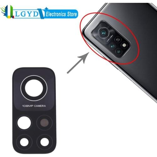 10 PCS Back Camera Lens for Xiaomi Mi 10T 5G/Mi 10T Pro 5G/Redmi K30S/M2007J3SC,M2007J3SY Phone Rear Camera Lens Replacement