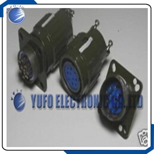 Free Shipping One Lot 2pcs,10 pin Military Twist Male Female Connector,10PF air aviation plug