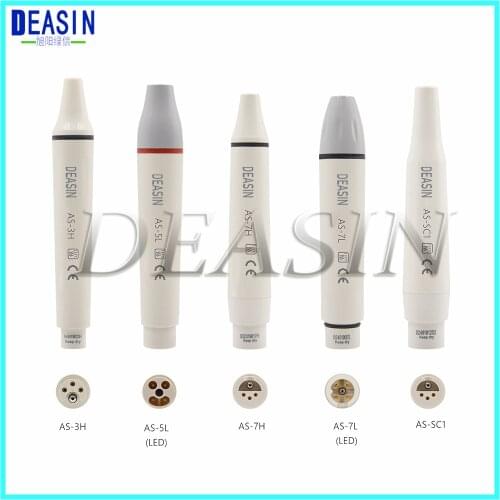 Deasin Dental Ultrasonic Scaler Handpiece WOODPECKER Detachable Piezo Scaler Handpiece Ultrasonic Piezon Scaling Fit EMS DTE
