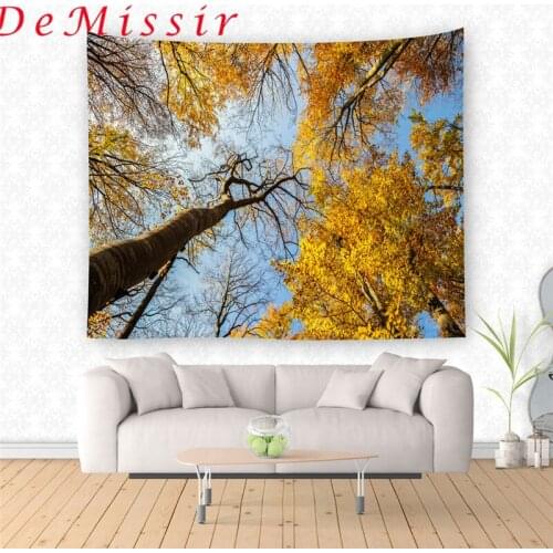 DeMissir Sunset Sunshine Coconut Tree Tapestry Decorative Mandala Tapestry Indian 130cmx153cm 229x153cm Boho Wall Carpet