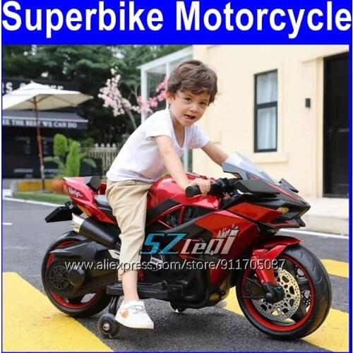 TOP Children Electric Motorcycle Boys Girls Tricycle Electrical Car Dual drive Baby Large Battery Motorbike Kids Toys Moto Bikes