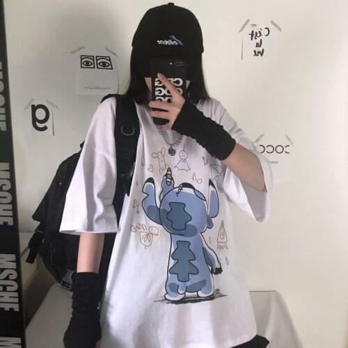 Maxxo Harajuku T-Shirt Unisex Clothes Aesthetic Gothic Short Sleeve Streetwear Tops Tees Women Dropshipping Oversize Clothes2021