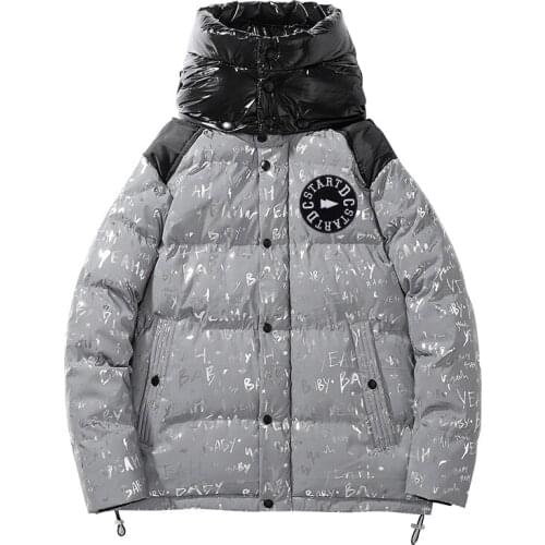 KKSKY Mens Winter Parkas Hooded Jackets Fashion Loose Thick Warm Men Clothing Cotton Outdoor Male Windbreakers Jackets Coats New