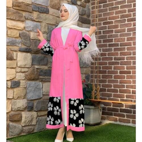 2021 Clothing New Popular Popite Summer And Autumn Cardigan Long Skirt Arabian Womens Robe Womens Dress