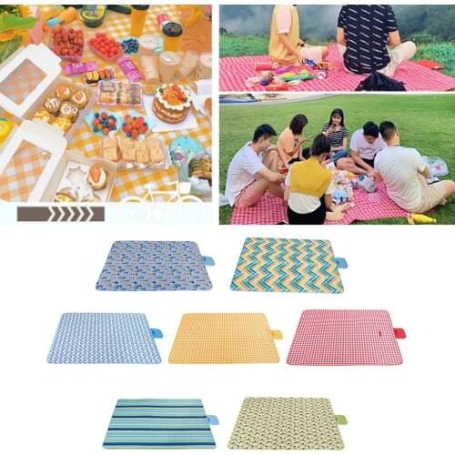 Picnic Blanket Waterproof Extra Large Picnic Mat Outdoor Blanket with Waterproof Backing for Family Concerts Beach Park Camping