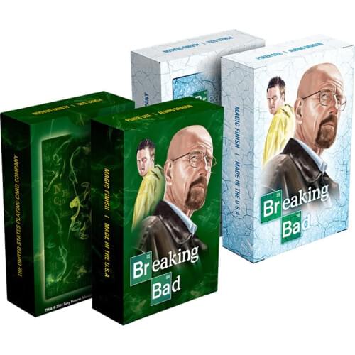 Hot America TV show Breaking Bad poker card set paper playing cards deck embossed surface Mr White novelty present