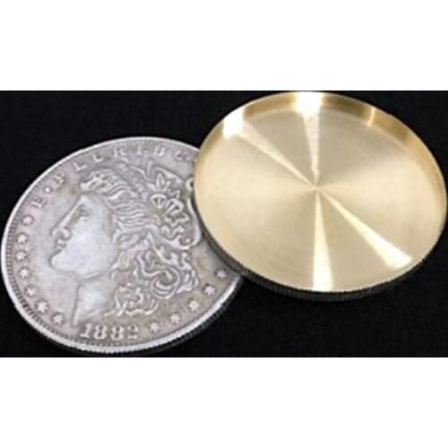 Expanded Shell +2 Palming Coins Magic Set Coin Appearing Tricks Coin Magic Props For Stage Magic Games Amazing