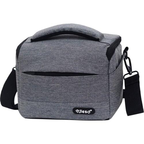 DSLR Camera Bag Fashion Polyester Shoulder Bag Camera Case For Canon Nikon Sony Lens Pouch Bag Waterproof Photography Photo Bag
