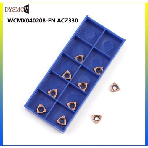 10 pcs WCMX040208 FN ACZ330 100% original SUMITOMO carbide tool CNC lathe turning tool