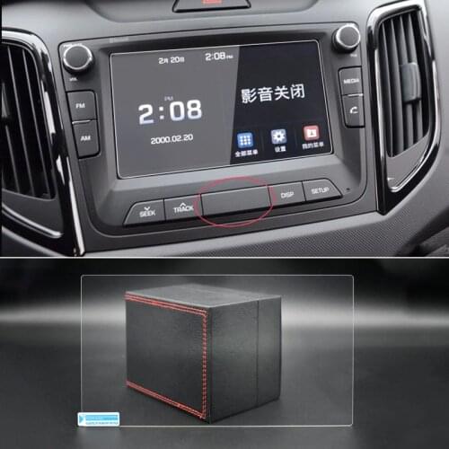 For Hyundai Creta IX25 2016 2017 2018 2019 Tempered Glass Car GPS Navigation Screen Protector LCD Touch Film Sticker Accessories