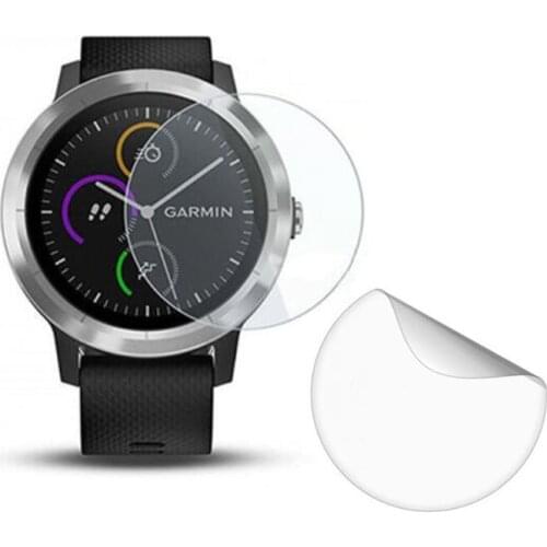 3pcs Soft Clear Protective Film Guard For Garmin Vivoactive 3 Smart Watch Vivoactive3 Full Screen Protector Cover (Not Glass)