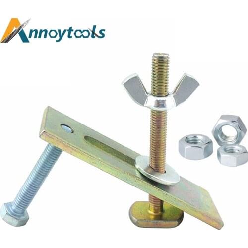 4Pcs Clamp Fixture 80mm/100mm Plate Sets CNC Engraving Machine Parts Pressure Plate Clamp Fixture For T-slot Working Table