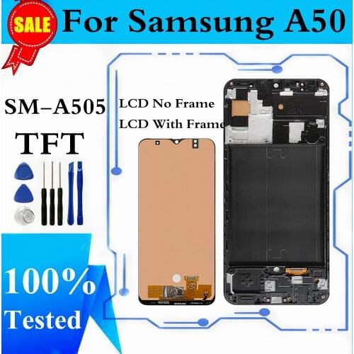LCD Display For Samsung Galaxy A50 A505 SM-A505 Touch Screen Digitizer Assembly For Samsung A50 A505F Screen Replacment