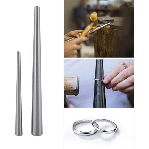 1Pc Stainless Steel Ring Enlarger Stick Mandrel Sizer Tool Equipment Jewelry Making Gold Silver Ring Forming Tool for Jeweler